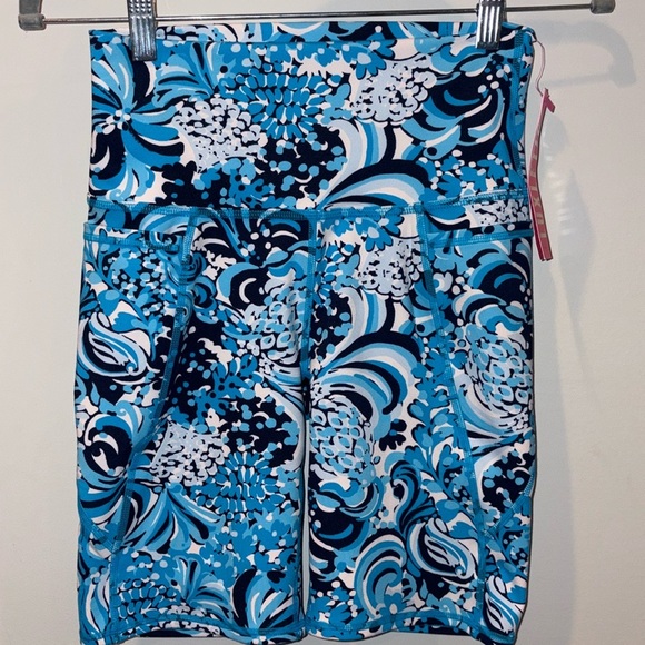 Lilly Pulitzer NEW South Beach High Rise Short Size Small Resort White Mermazing - Picture 5 of 14